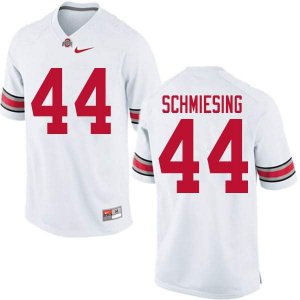 Men's Ohio State Buckeyes #44 Ben Schmiesing White Nike NCAA College Football Jersey February XBL1844YC